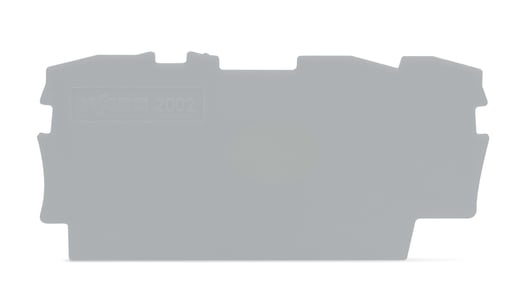 Wago - WAGO 2002-1391 END PLATE GRAY FOR 2002-130X