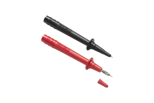 Fluke - Fluke TP74 Lantern Tip Test Probes, (pair) Red, Black