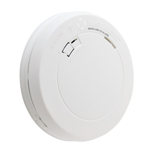 BRK Electronics - BRK PRC710B Low Profile 10 Year Tamperproof Sealed Lithium Photoelectric Smoke and CO Combo Alarm