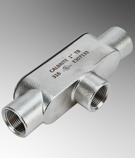 Cal Pipe - Calpipe Industries, Inc. S60700TB00 3/4 Inch Stainless Steel TB Conduit Body