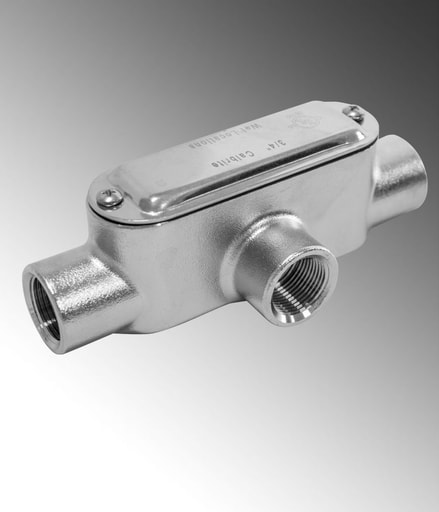 Cal Pipe - Calbrite S61000TE00 1in SS Tee Condulet