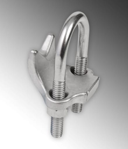 Cal Pipe - CAL S61000RA00 1" SS RIGHT ANGLE CLAMP