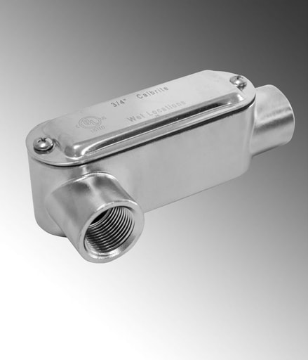 Cal Pipe - CAL S61000LR00 1" SS316 LR CONDUIT