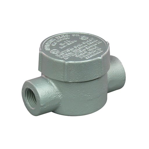 Appleton Electric - Appleton Group GRJC75 3/4 Inch Epoxy Powder Coated Malleable Iron Explosionproof Conduit Outlet Box with Cover