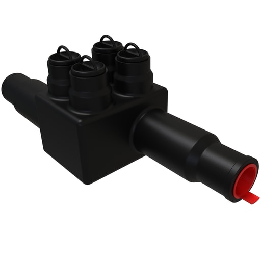 Ilsco - Ilsco USPA-750SS-DB Watertight Underground In-Line Splice, Dual Rated, Direct Bury, Conductor Range 750-2, UL, CSA