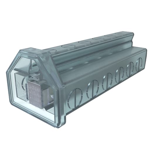 Ilsco - Ilsco PCT-6-2/0 Cleartap Insulated Aluminum Multi-Tap Connector, Dual Rated, Conductor Range 2/0-14, 6 Ports, Tin Plated, UL, CSA