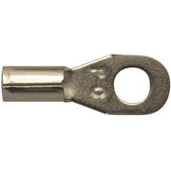 Ilsco - Ilsco 44151-B10 ILSCON Ring Terminal, Conductor Size 4, 1/4in Bolt Size, Non-Insulated, Pack of 10