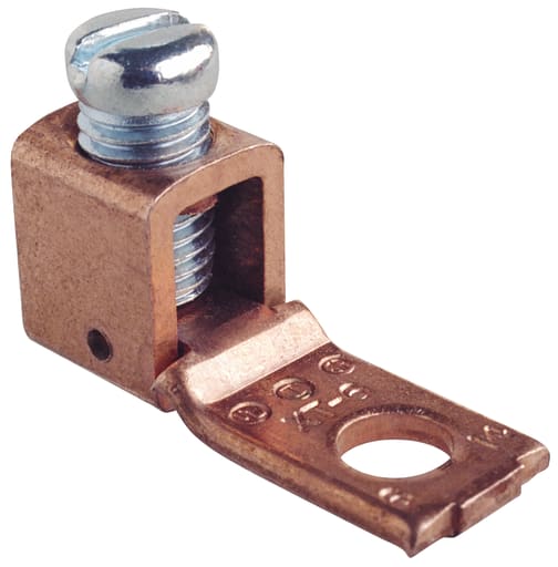 Ilsco - ILSCO XT-6 14 to 6 AWG #10 Stud Copper 1-Conductor 1-Hole Mechanical Lug