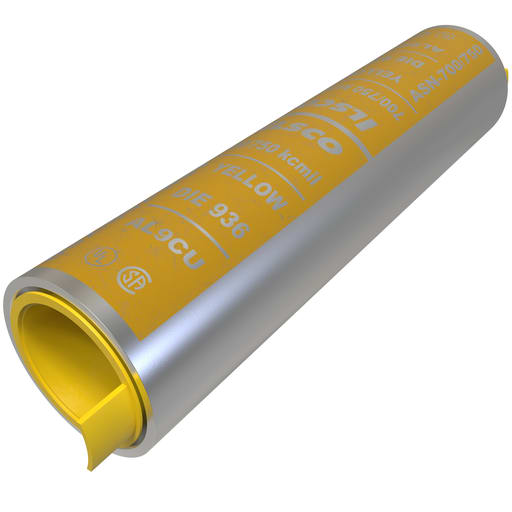 Ilsco - Ilsco ASN-700/750 SureCrimp® Aluminum Compression Sleeve, Conductor Size 700/750, Tin Plated, UL, CSA