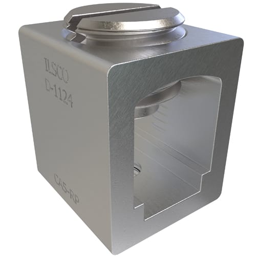 Ilsco - Ilsco CA5RP Aluminum Box-Type Mechanical Lug, Conductor Range 1/0-14 CU, 1/0-12 AL, 1 Hole, Round Boss, Tin Plated