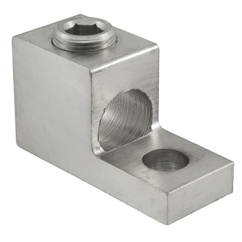 Ilsco - Ilsco TA-800-S Aluminum Mechanical Lug, Conductor Range 800-3/0, 1 Port, 1 Hole, 5/8in Bolt Size, 1-3/4in Hole Spacing, Tin Plated, UL, CSA