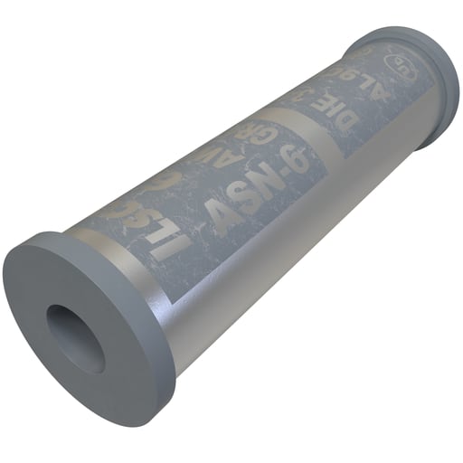 Ilsco - Ilsco ASN-6 SureCrimp® Aluminum Compression Sleeve, Conductor Size 6, Tin Plated, UL, CSA