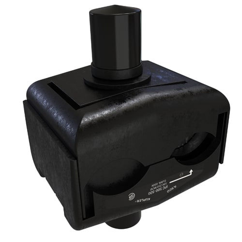 Ilsco - Ilsco IPC-500-500 KUP-L-Tap Insulation Piercing Copper Connector, Dual Rated, Main Conductor Range 500-300, Tap Range 500-250, Tin Plated, UL, CSA