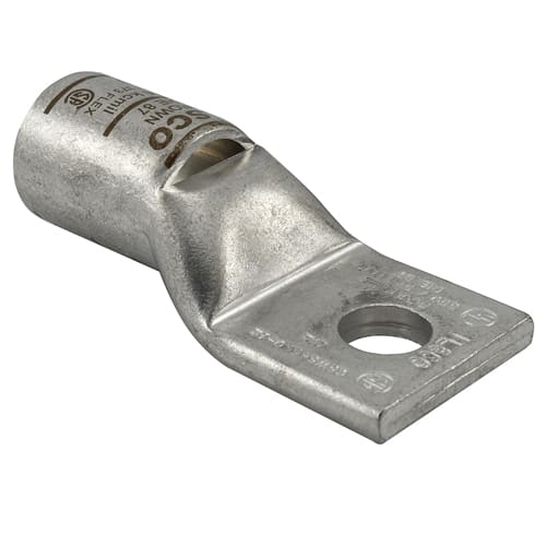Ilsco - Ilsco CSWS-4/0-14 SureCrimp® Copper Compression Lug, Conductor Size 4/0, 1 Hole, 1/4in Bolt Size, Standard Barrel, Sight Window, Tin Plated, UL, CSA