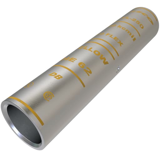 Ilsco - Ilsco CTL-250 SureCrimp® Copper Compression Sleeve, Conductor Size 250, Long Barrel, Tin Plated, UL, CSA