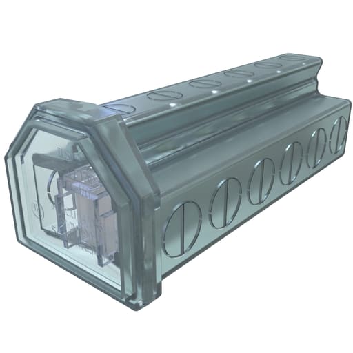 Ilsco - Ilsco PCT-6-4/0 Cleartap Insulated Aluminum Multi-Tap Connector, Dual Rated, Conductor Range 4/0-6, 6 Ports, Tin Plated, UL, CSA