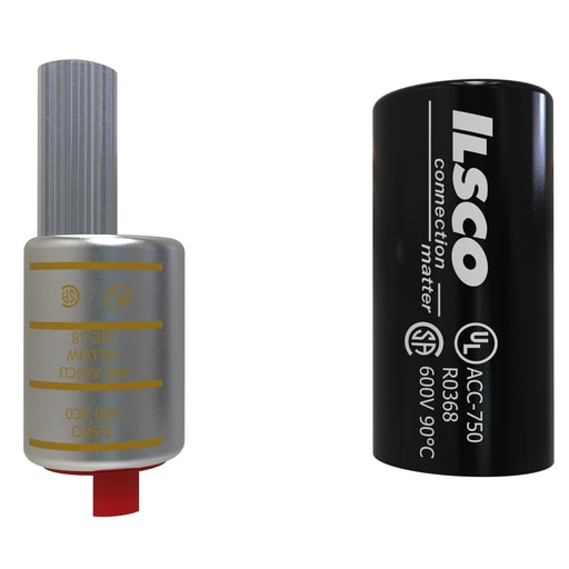 Ilsco - Ilsco ACO-600 Aluminum Compression Pigtail Adaptor Offset, Conductor Size 600, Tin Plated, UL, CSA