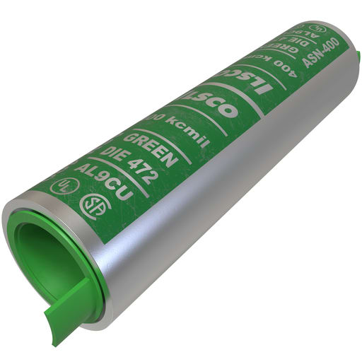 Ilsco - Ilsco ASN-400 SureCrimp® Aluminum Compression Sleeve, Conductor Size 400, Tin Plated, UL, CSA