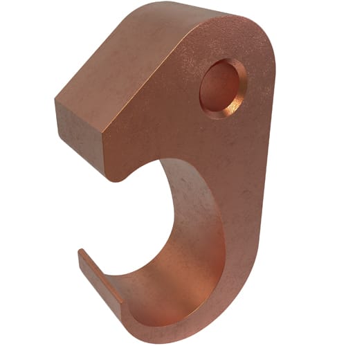 Ilsco - ILSCO GGC-5 250 to 500 kcmil Run 4 to 2 AWG Tap 5/8 to 3/4 Inch Rod Copper Alloy Grounding Grid Tap Connector