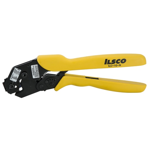 Ilsco - Ilsco ILC-10-N Hand Operated Die Ratchet Crimping Tool, Conductor Range 1/0-8 CU