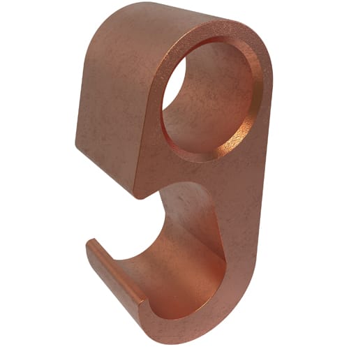 Ilsco - Ilsco GGC-4 Permaground Copper Grounding Grid, Main Conductor Range 250-1/0, Tap Range 250-3/0, Ground Rod Sizes up to 5/8in, Rebar Sizes #3-#4, UL, CSA