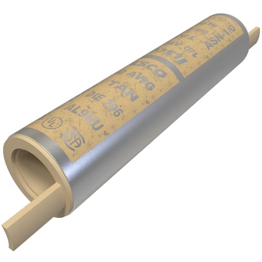 Ilsco - Ilsco ASN-1/0 SureCrimp® Aluminum Compression Sleeve, Conductor Size 1/0, Tin Plated, UL, CSA