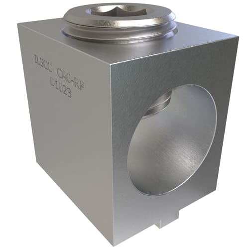 Ilsco - Ilsco CA6RP Aluminum Box-Type Mechanical Lug, Conductor Range 250-6, 1 Hole, Round Boss, Tin Plated