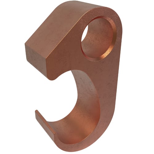Ilsco - Ilsco GGC-7 Permaground Copper Grounding Grid, Main Conductor Range 500-250, Tap Range 250-3/0, Ground Rod Sizes 5/8 to 3/4in, Rebar Sizes #5-#6, UL, CSA