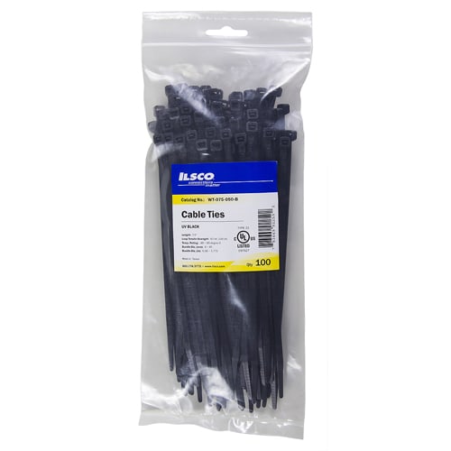 Ilsco - ILSCO WT-075-050-B UV BLACK - Cable