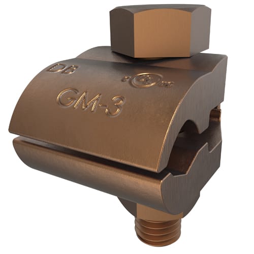 Ilsco - ILSCO GM-3 BRZ GRD CLAMP 250KCMIL-2