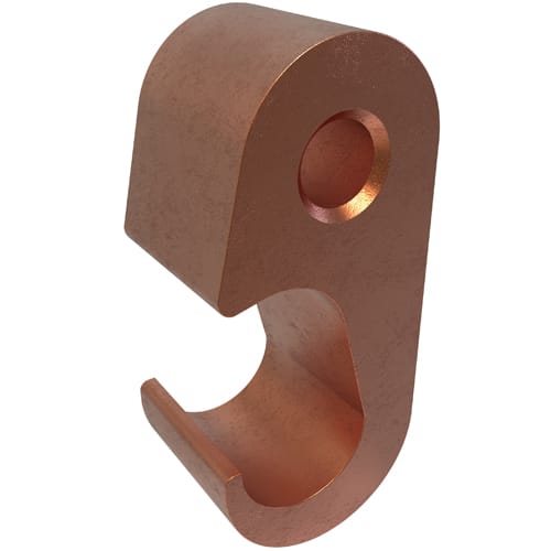 Ilsco - Ilsco GGC-2 Permaground Copper Grounding Grid, Main Conductor Range 250-1/0, Tap Range 2-4, Ground Rod Sizes up to 5/8in, Rebar Sizes #3-#4, UL, CSA