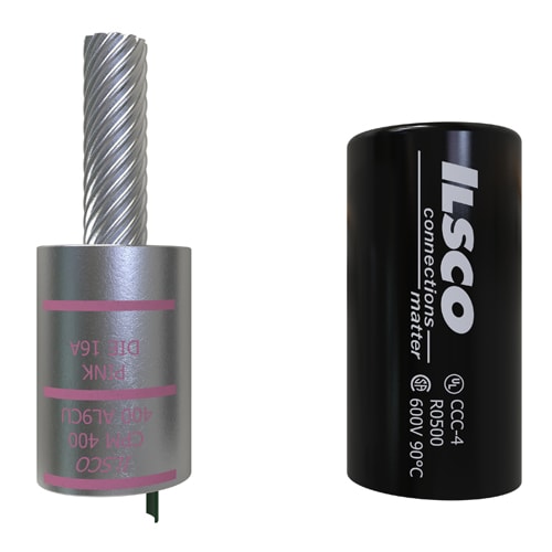 Ilsco - Ilsco CPM-400 Copper Compression Pigtail Adaptor, Conductor Size 400, Tin Plated, UL, CSA