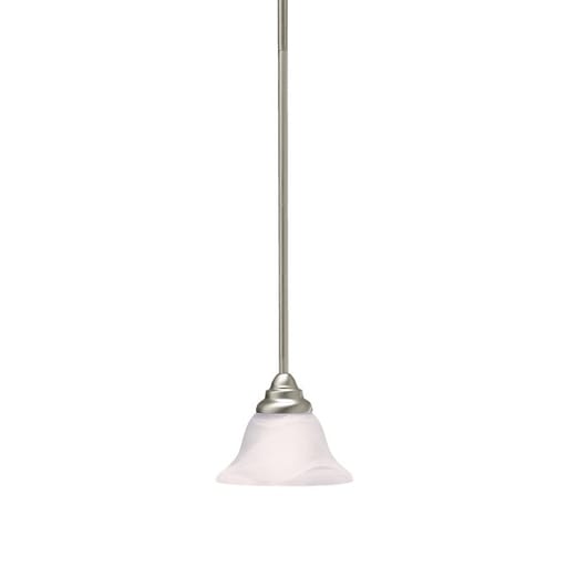 Kichler Lighting - Kichler 3476NI Telford™ 1 Light Mini Pendant Brushed Nickel
