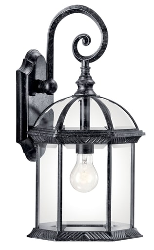 Kichler Lighting - Kichler 49186BK Barrie 18.75" 1 Light Wall Light Black