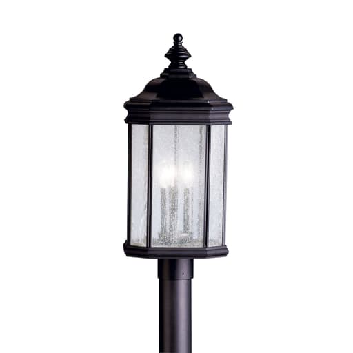 Kichler Lighting - Kichler 9918BK Kirkwood™ 3 Light Post Light Black