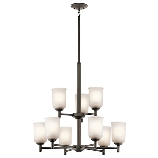 Kichler Lighting - Kichler 43672OZ Shailene™ 9 Light Chandelier Olde Bronze®