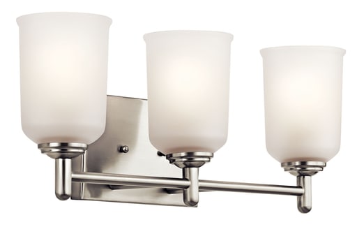 Kichler Lighting - Kichler 45574NI Shailene™ 3 Light Vanity Light Brushed Nickel