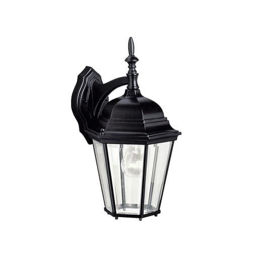 Kichler Lighting - Kichler 9655BK Madison 17" 1 Light Wall Light Black