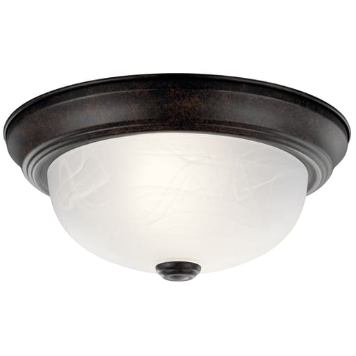 Kichler Lighting - Kichler 8108TZ 11.25" 2 Light Flush Mount Tannery Bronze™