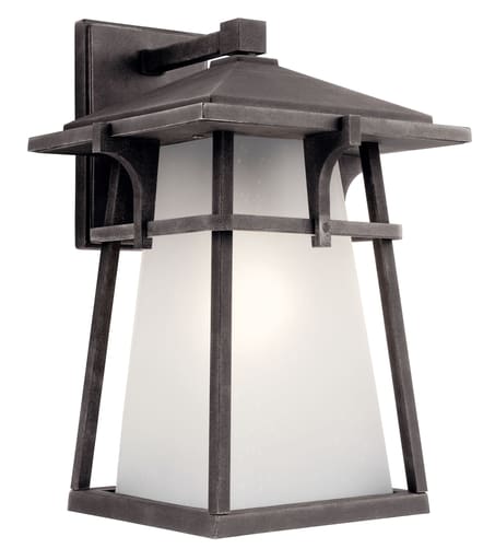 Kichler Lighting - Kichler 49722WZC Beckett 14.5" 1 Light Wall Light Weathered Zinc