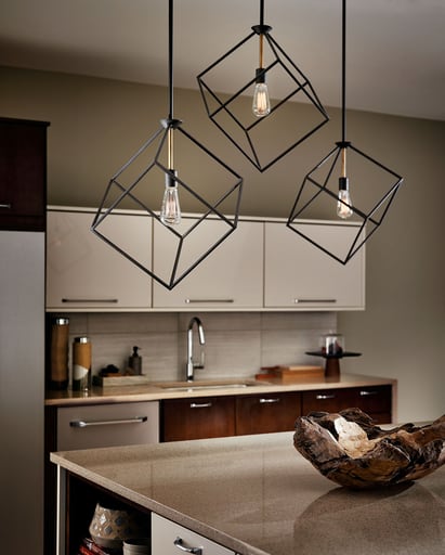 Kichler Lighting - Kichler 42525OZ Cartone™ 1 Light Pendant Olde Bronze®