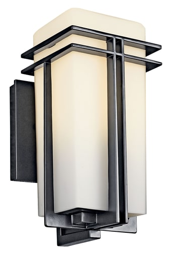 Kichler Lighting - Kichler 49200BK Tremillo™ 11.75" 1 Light Wall Light Black