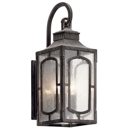 Kichler Lighting - Kichler 49930WZC Bay Village™ 18.75" 2 Light Wall Light Weathered Zinc