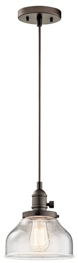 Kichler Lighting - Kichler 43850OZ Avery™ 1 Light Bell Mini Pendant Olde Bronze®