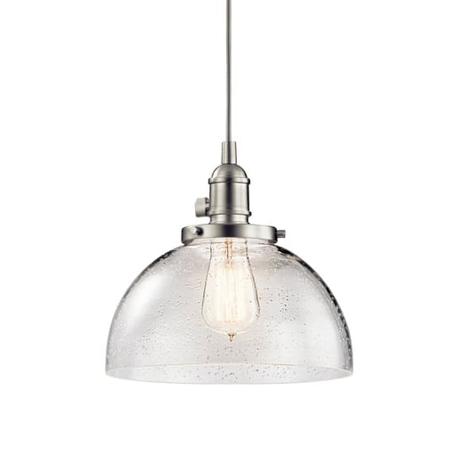Kichler Lighting - Kichler 43853NI Avery™ 10" 1 Light Goblet Mini Pendant Brushed Nickel
