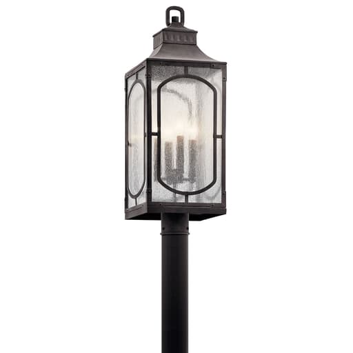Kichler Lighting - Kichler 49934WZC Bay Village™ 4 Light Post Light Weathered Zinc