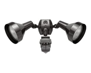 Rab Electric Mfg - RAB STL360H 120 Volt 1000 W 360 Degrees 5-5/8 x 7 Inch Bronze Outdoor Lighting Sensor with Bullet Flood Kit