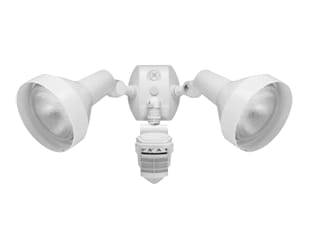 Rab Electric Mfg - RAB STL360HW 120 Volt 1000 W 360 Degrees 5-5/8 x 7 Inch White Outdoor Lighting Sensor with Bullet Flood Kit