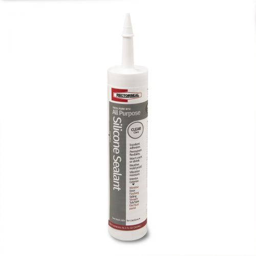 RECTOR - RectorSeal 57506 10.3 oz Clear Silicone Sealant