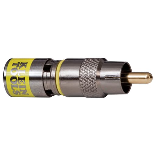 Klein Tool - Klein VDV813-608 RCA Compression Connectors RG6/6Q 10-Pack